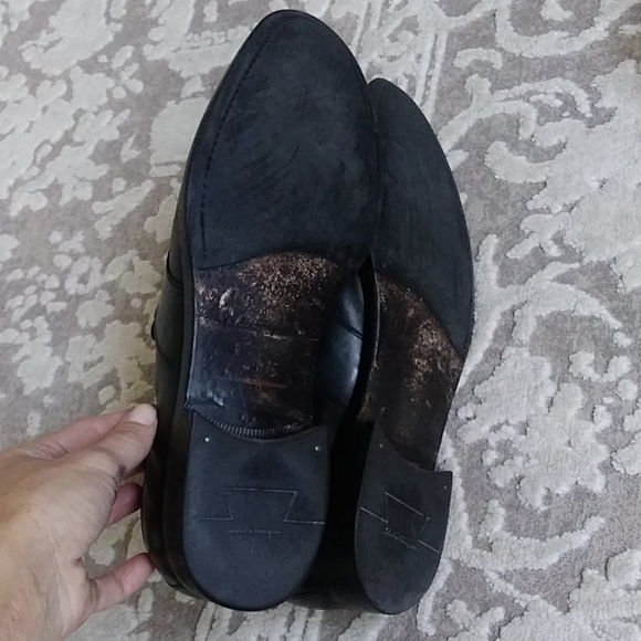 Salvatore Ferragamo Horse bit Loafers black silver main image 7